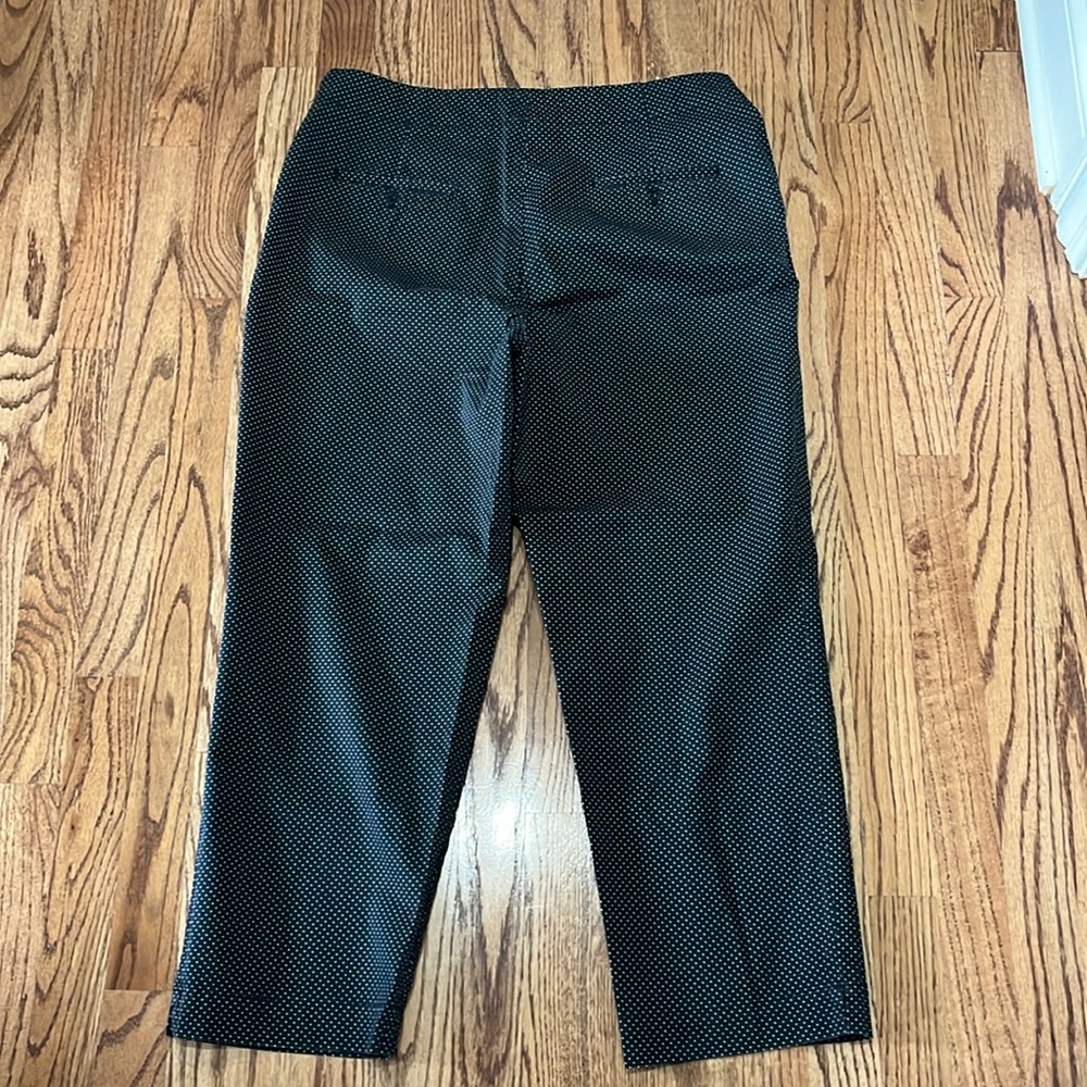 Talbots Black and White Polka Dot Trousers